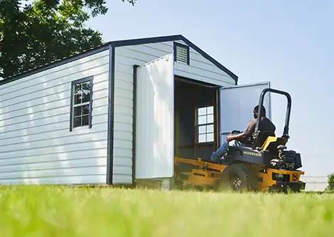 Home Keen'S Buildings Home Storage Building In Use
